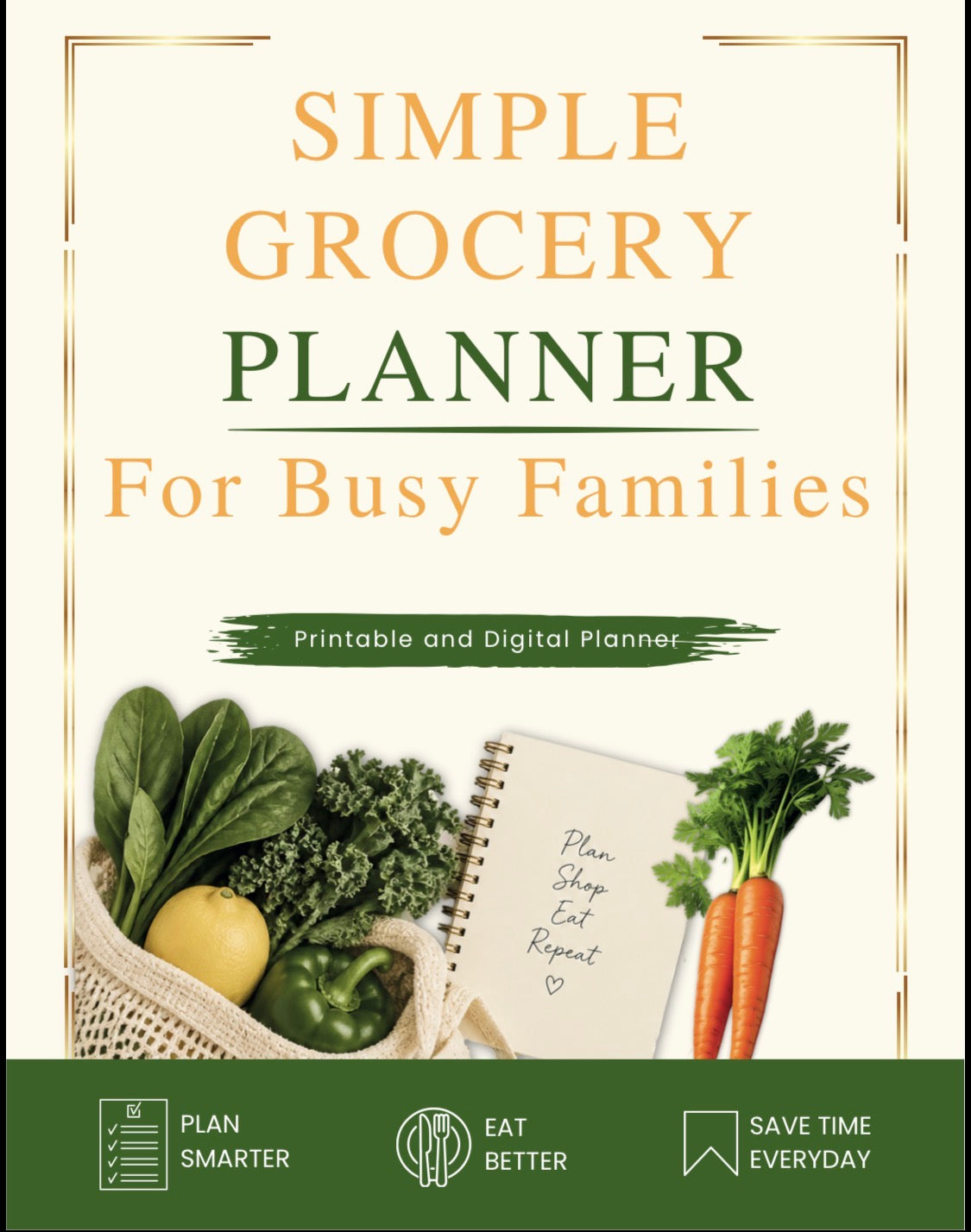 Simple Grocery Planner For Busy Families