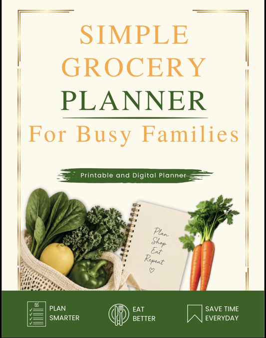 Simple Grocery Planner For Busy Families