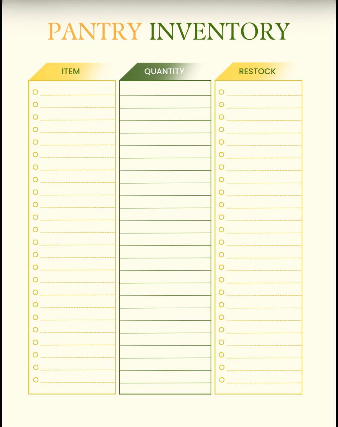 Simple Grocery Planner For Busy Families